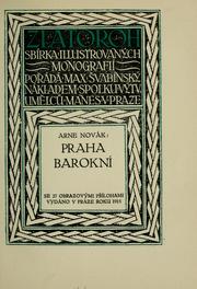 Cover of: Praha barokní.