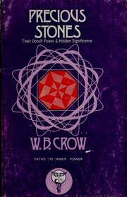 Cover of: Precious stones by William Bernard Crow