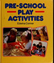 Cover of: Pre-school play activities