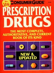 Cover of: Prescription drugs by by the editors of Consumer Guide.