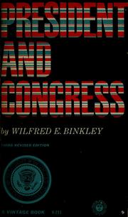 Cover of: President and Congress