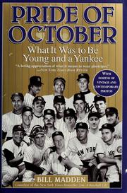 Cover of: Pride of October: what it was to be young and a Yankee