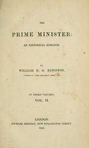 Cover of: the prime minister by William Henry Giles Kingston