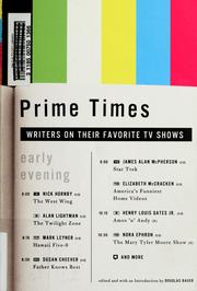 Cover of: Prime times: writers on their favorite TV shows