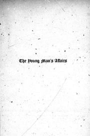 Cover of: The young man's affairs by by Charles Reynolds Brown.
