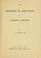Cover of: The principles of agriculture for common schools