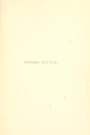 Cover of: The private letters of St. Paul and St. John. by Samuel Cox, Samuel Cox