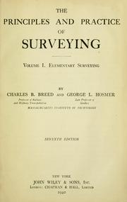 Cover of: The principles and practice of surveying ... by Charles Blaney Breed