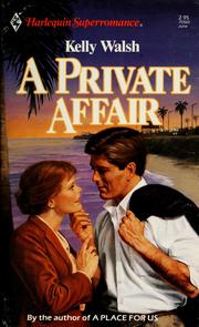 Cover of: A Private affair