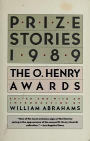 Cover of: Prize stories 1989: the O. Henry awards
