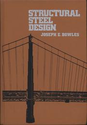 Cover of: Structural Steel Design