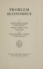 Cover of: Problem economics