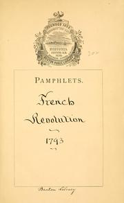 Cover of: Proclamation de la Convention nationale au peuple français: Séance du 2 germinal, l'an 2 de la République une et indivisible