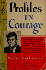Cover of: Profiles in courage