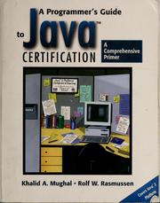 Cover of: A programmer's guide to Java certification by Khalid Azim Mughal