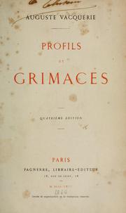 Cover of: Profils et grimaces.