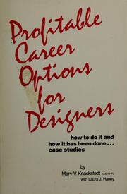 Cover of: Profitable career options for designers by Mary V. Knackstedt