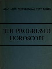 Cover of: The progressed horoscope