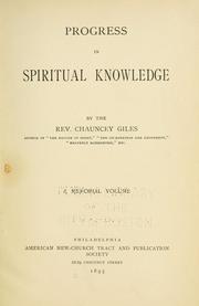 Cover of: Progress in spiritual knowledge