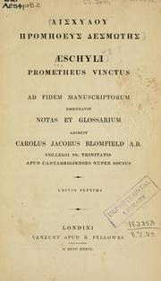 Cover of: Prometheus vinctus