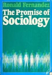 Cover of: The promise of sociology