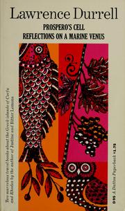 Cover of: Prospero's cell by Lawrence Durrell