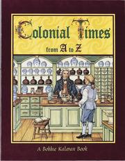 Cover of: Colonial times from A to Z
