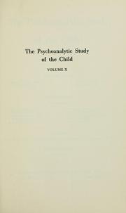 Psychoanalytic study of the child by Otto Fenichel