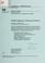 Cover of: Public Employees' Retirement Board, Department of Administration, financial audit for the fiscal year ended ...