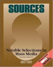 Cover of: Sources by Jarice Hanson, David J. Maxcy