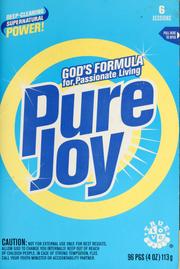 Cover of: Pure joy: God's formula for passionate living