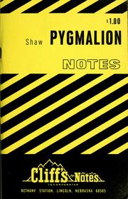 Cover of: Pygmalion by James Lamar Roberts