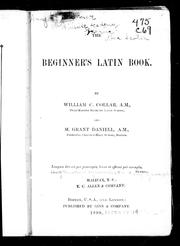 Cover of: The beginner's Latin book