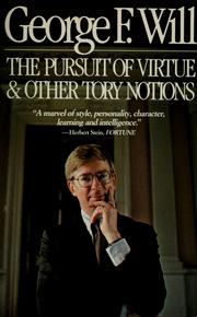 Cover of: The Pursuit of virtue and other Tory notions