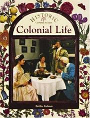 Cover of: Colonial life
