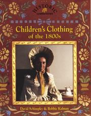 Cover of: Children's clothing of the 1800s by David Schimpky