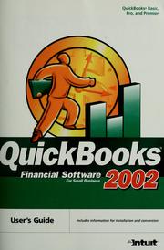 Cover of: QuickBooks user's guide. by 