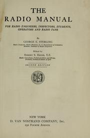 Cover of: The radio manual