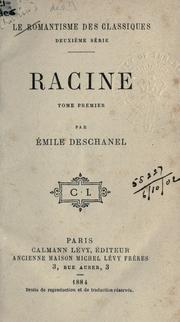 Cover of: Racine.