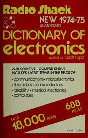Cover of: Radio Shack dictionary of electronics.