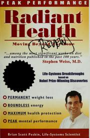 Cover of: Radiant health: moving beyond the zone