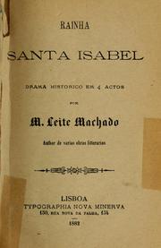 Cover of: Rainha Santa Isabel: drama histórico em 4 actos