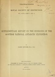 Supplementary report on the Hydroids of the Scottish National Antarctic Expedition