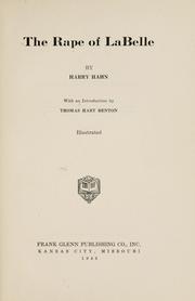 Cover of: The rape of La Belle by Harry J. Hahn