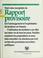Cover of: Rapport provisoire de la Commission sur la reforme de l'aménagement et l'exploitation du territoire en Ontario