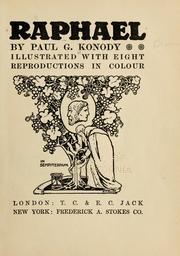 Cover of: Raphael by Paul G. Konody