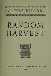 Cover of: Random harvest by James Hilton