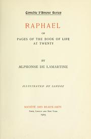 Cover of: Raphael by Alphonse de Lamartine
