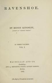 Cover of: Ravenshoe by Henry Kingsley