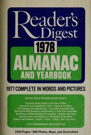 Cover of: Reader's digest almanac and yearbook, 1978. by 